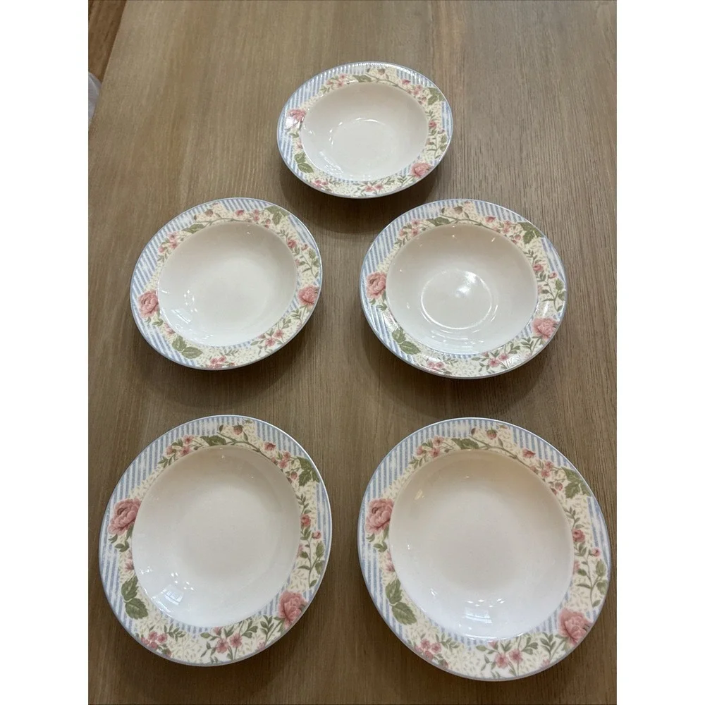 Guess Home Collection Decoupage Bowl Lot Of 5 9